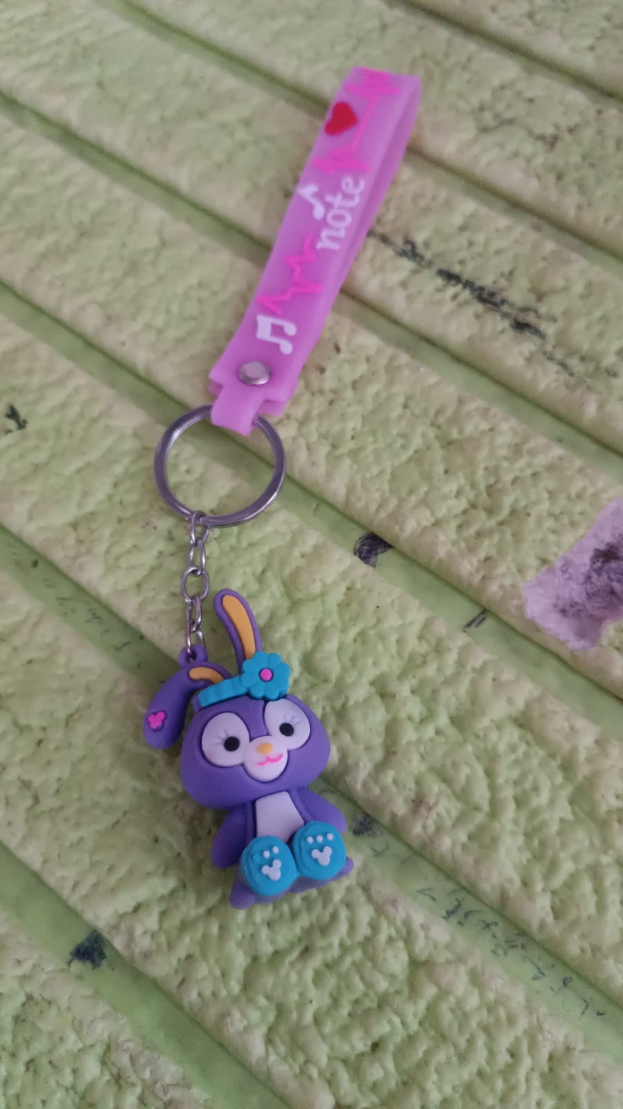 Cute Cartoon Silicone 3D Key Chain with Metal Hook & Strap (Pack of 1) Cute Cartoon Silicone 3D Key Chain with Metal Hook & Strap (Pack of 1)